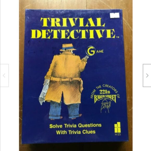 Other - New Trivial Detective Board Game by Antler Productions 1985 John Hansen